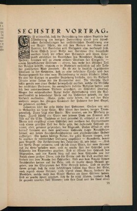 75-89, Sechster Vortrag