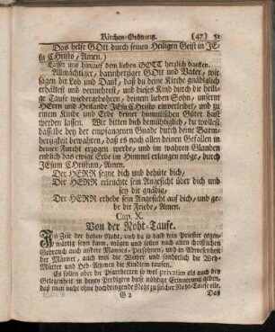 Cap. X. Von der Noht.-Taufe.