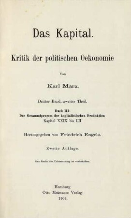 Bd. 3, Teil 2 = Buch 3: Kapitel XXIX bis LII