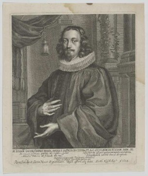 Bildnis des Iohann Iacobus Christmann