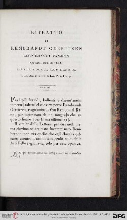 Ritratto Di Rembrandt Gerritzen cognominato Van Ryn
