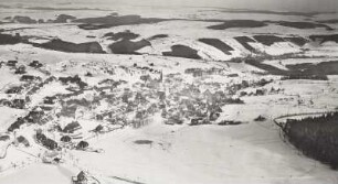 Altenberg, Ansicht von Westen gegen Rotwassertal mit Geisingberg