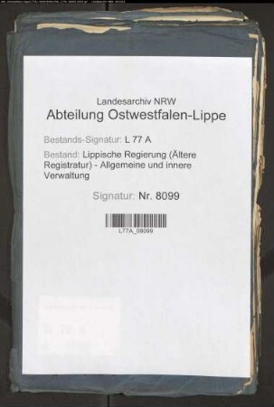 Rechnungsbelege über Baumpflanzungen an den Landstraßen