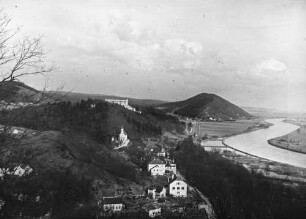 Blick auf Walhalla und das Donautal