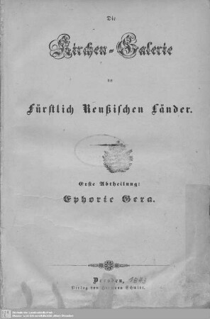 1: Die Ephorie Gera