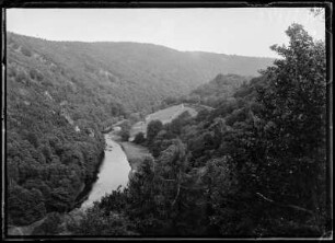 Blick ins Bodetal bei Treseburg im Harz
