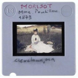 Morisot, Edma Morisot_Pontillon, die Lektüre
