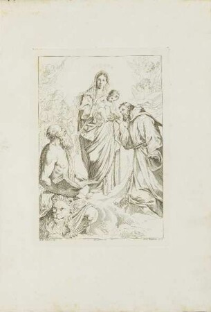 Kupferstich: Lodovico Caracci
