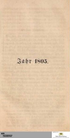 Jahr 1805