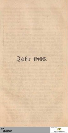 Jahr 1805
