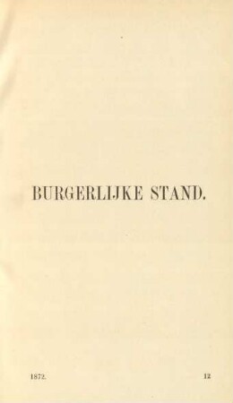 Burgerlijke stand