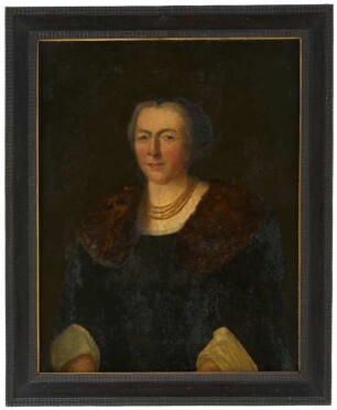 Damenbildnis mit Pelzkragen