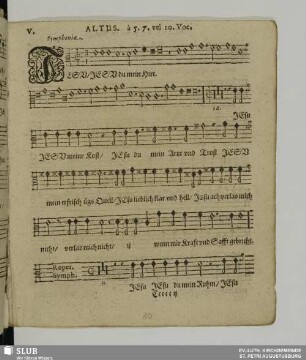 V. Jesu du mein Hirt