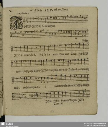V. Jesu du mein Hirt