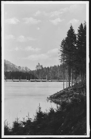 Kriebstein. Stausee und Burg