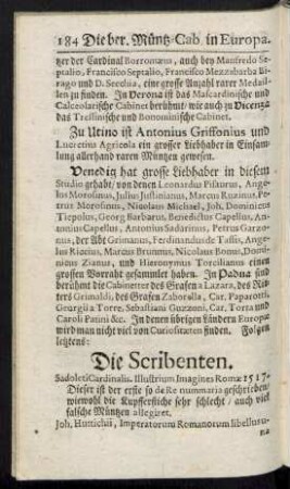 Die Scribenten.