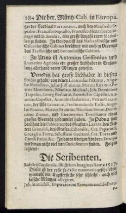 Die Scribenten.