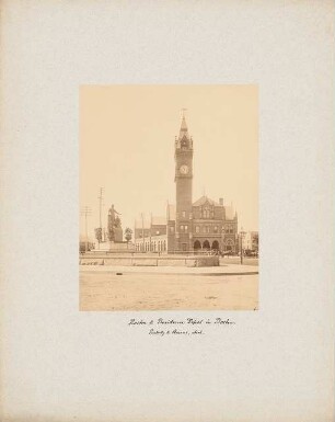 Boston and Providence Depot, Boston: Ansicht