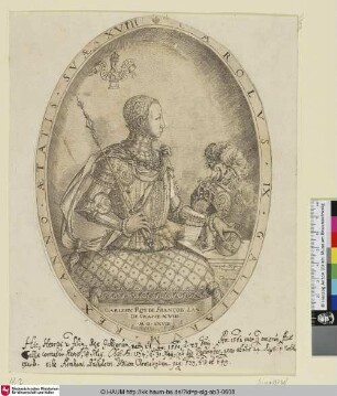 Carolus IX. [Charles IX. 60. König von Frankreich]