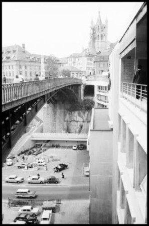 Lausanne: Pont Bessières und Kathedrale
