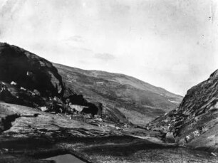 Glazialtal : Blick in ein glazial geformtes Bergtal
