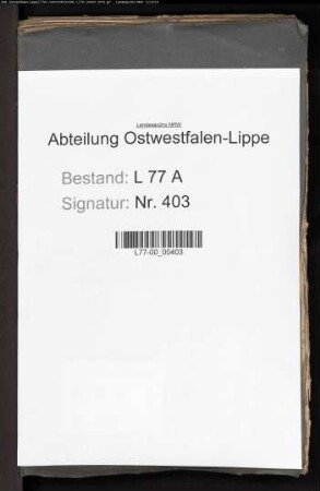 Schafhude in der Feldmark der Stadt Salzuflen