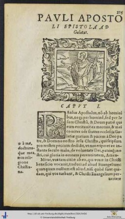 PAULI APOSTOLI EPISTOLA AD Galatas