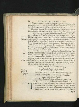 Dominica III. Adventus.