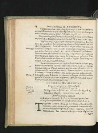 Dominica III. Adventus.