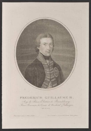 Porträt Friedrich Wilhelm III., König von Preußen (1770-1840)
