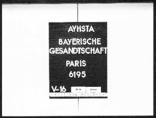 J.N. Eberle und Kompagnie, Firma in Augsburg, Beschwerde über verzögerte französische Zollabfertigung