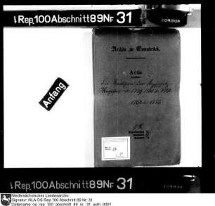 Revision der Kopfschatzregister 1759, 1760 und 1761