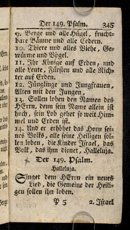 345-347, Der 149. - 150. Psalm