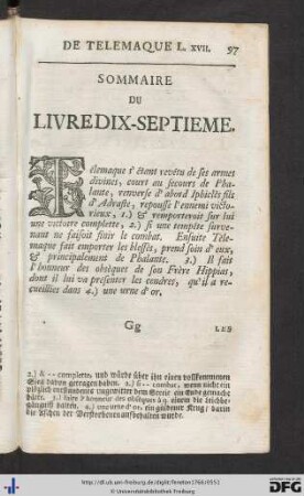 Livre Dix-Septieme