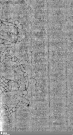Fisch / HAI = Bd.1 buntes Nachsatzblatt (Rand)