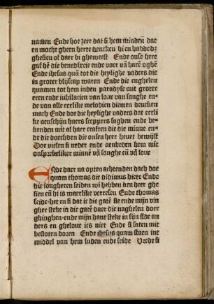 [E]Nde daer na opten achtenden dach ...