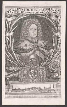 Porträt Friedrich I., König von Preußen (1657-1713)