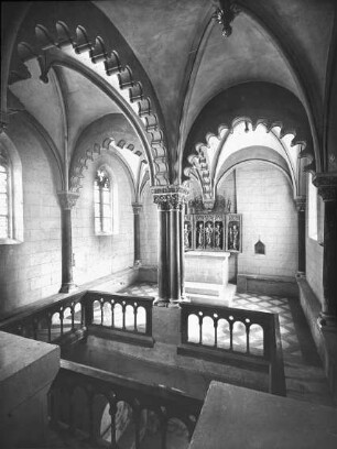 Freyburg (Unstrut), Schloss Neuenburg, Doppelkapelle, Obergeschoss