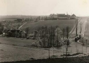Höfgen (Kreis Grimma). Mühle und Großbauernhof vom Burgwall Höfgen