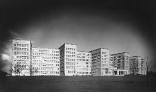 Frankfurt am Main, Verwaltungsgebäude IG Farben, Gesamtansicht; Poelzig, Hans