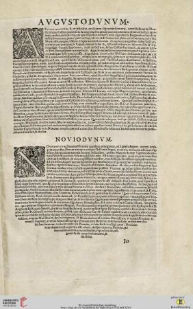 Augustodunum (Autun) / Noviodunum (Nevers)