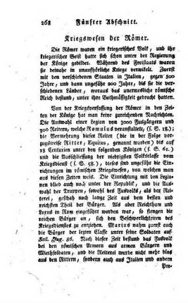 Kriegswesen der Roemer