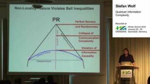 CROSSING Winter School 2016: Quantum Information Complexity