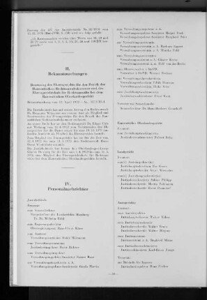 Besetzung des Ehrengerichts für den Bezirk der Hanseatischen Rechtsanwaltskammer und des Ehrengerichtshofs für Rechtsanwälte bei dem Hanseatischen Oberlandesgericht