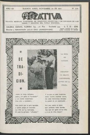 20.1943=Nr. 239: Nativa, 20.1943=Nr. 239