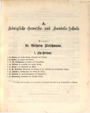 Jahresbericht der Königlichen Gewerbs- und Handelsschule sowie der mit derselben verbundenen Gewerblichen Fortbildungsschule und Elementar-Zeichnungsschule zu Lindau : für das Schuljahr ... 1868/69