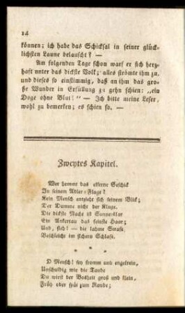 Zweytes Kapitel.