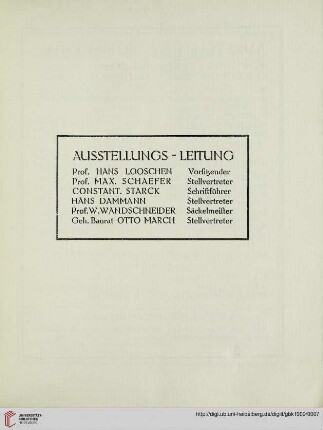 Ausstellungs-Leitung