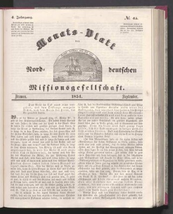 N°. 45. 1854. September