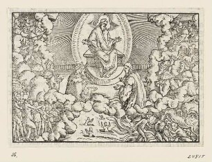 Jüngstes Gericht, aus: Adam Reißner, "Jerusalem", Frankfurt am Main 1563